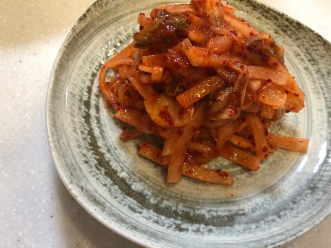 カンタン副菜(2) なんちゃってカクテキ 大根のコツ付